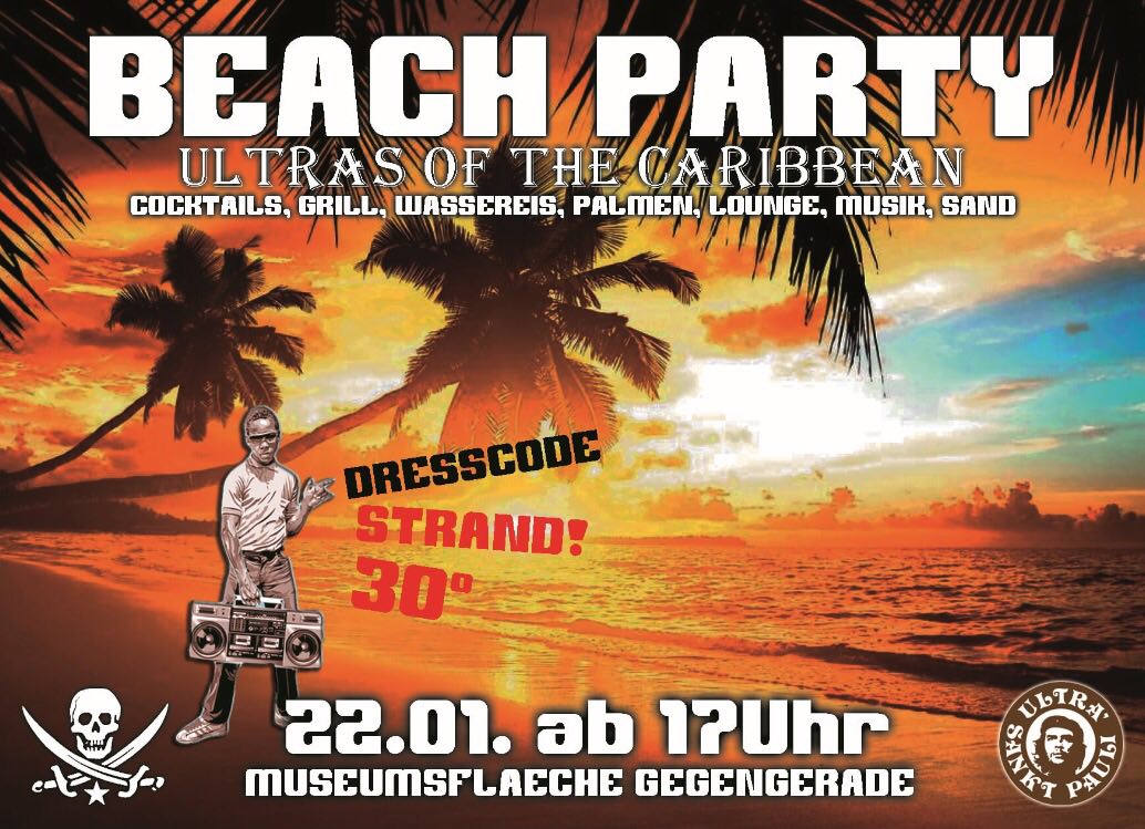 Artikelbild 22. Januar: USP-Beachparty